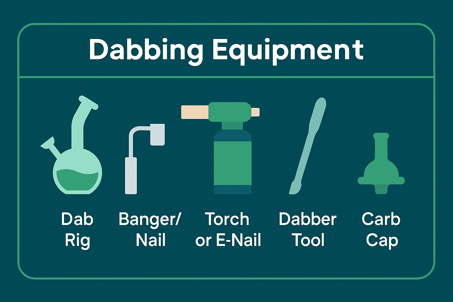 Infografik: Dabbing Equipment