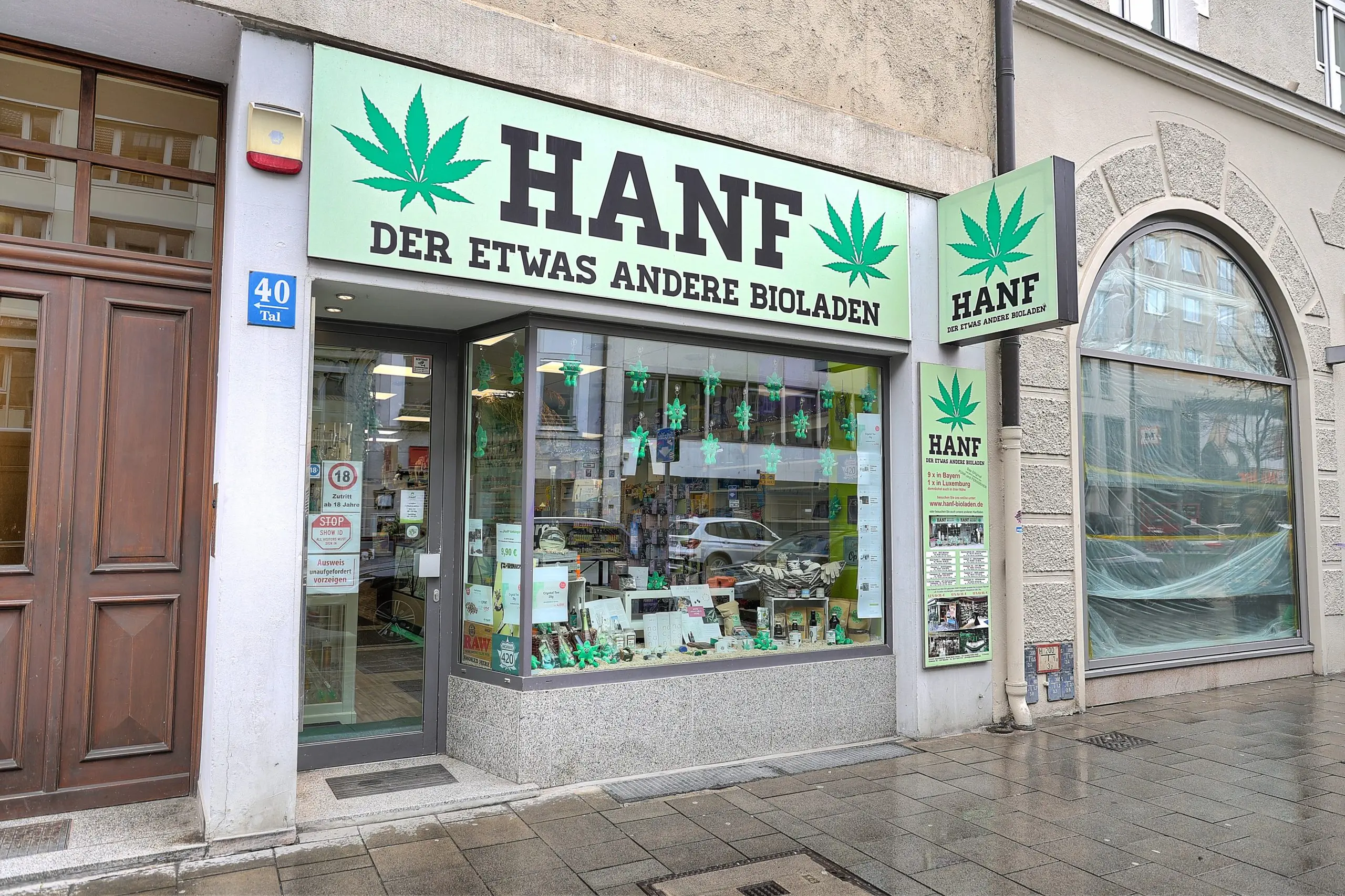 Aussenansicht des Ladens am Isartor