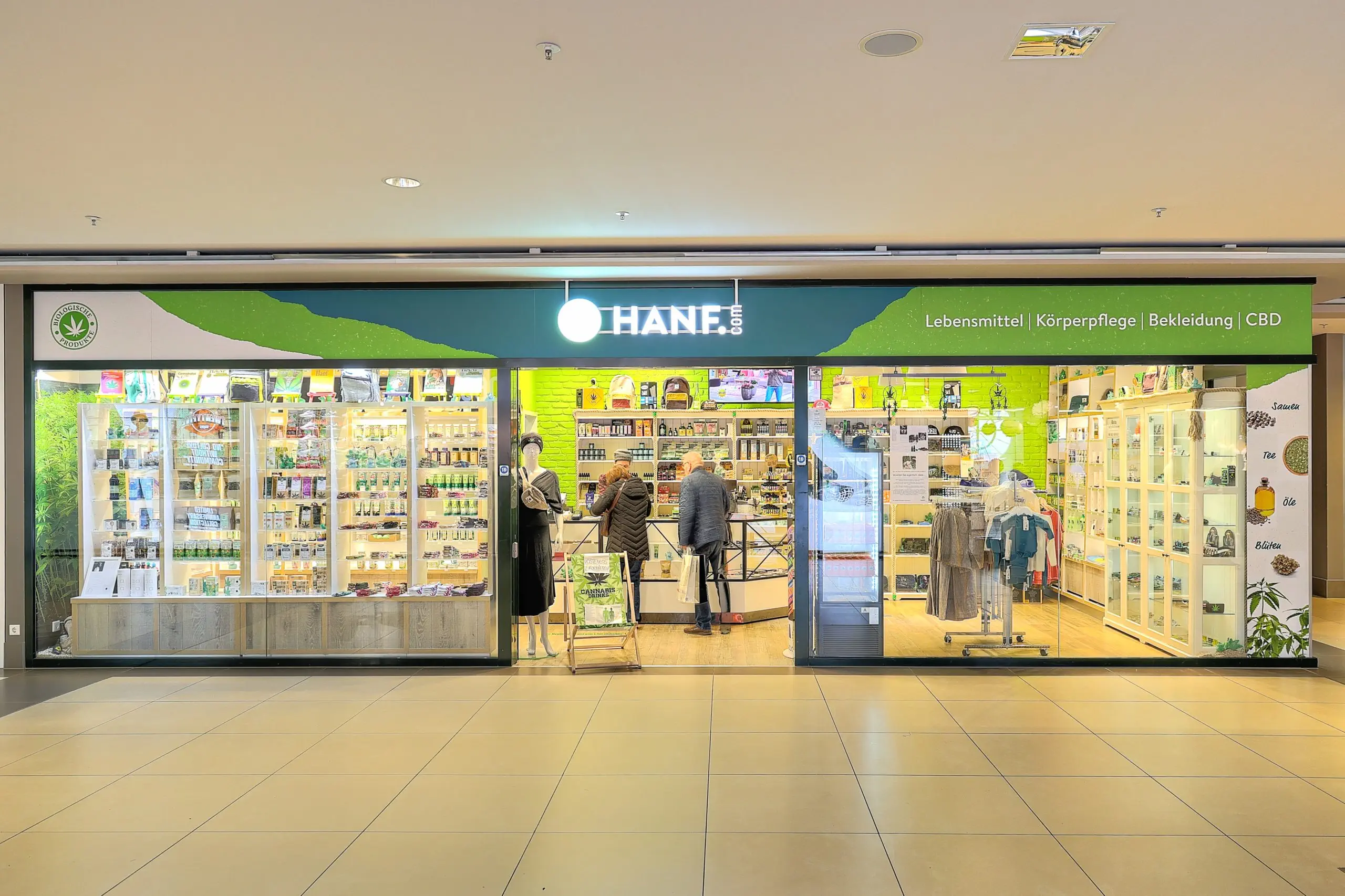 Vordere Ladenansicht Hanfshop Ingolstadt Westpark