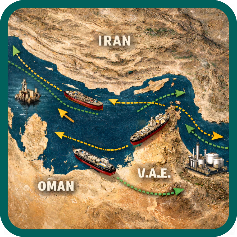 Darstellung Strasse von Hormus